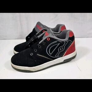 Heelys Propel 2.0 Boys Girls Youth Skate Shoes Sneakers Black Red Yth 4K